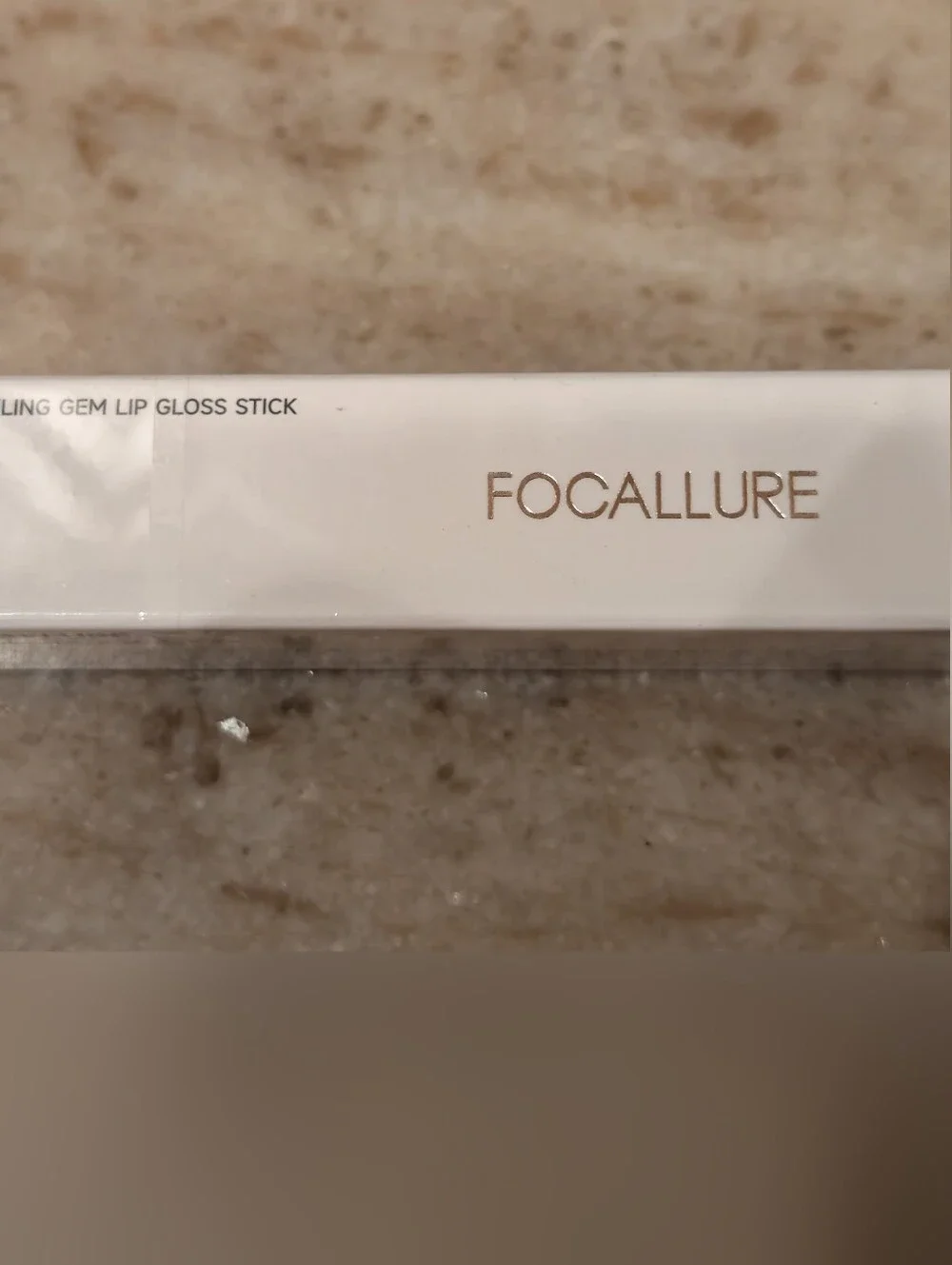 NEW Focallure Sparkling Gem Lip Gloss Stick - Cinnamon